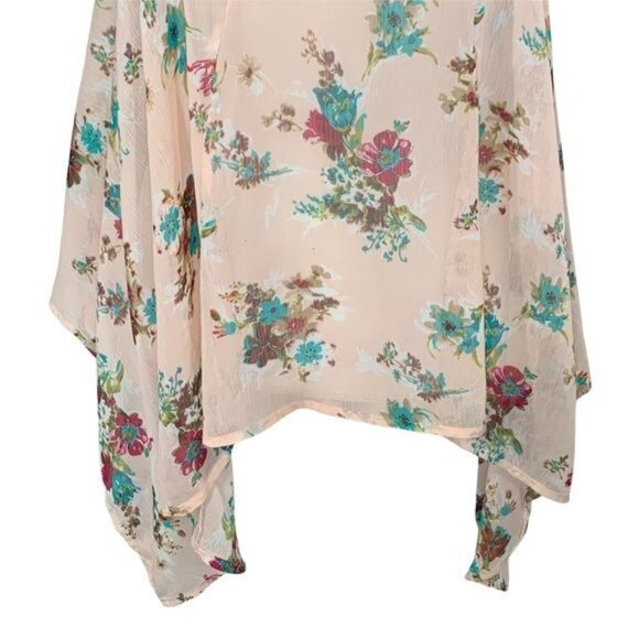 Steve Madden Top Womens Medium Shirt Blouse Sleeveless Tank Floral Boho Cottage - Picture 3 of 12